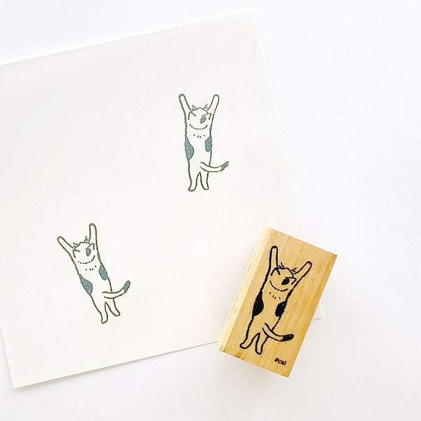 KODOMO NO KAO - I LOVE STAMP - Gefleckte Katze