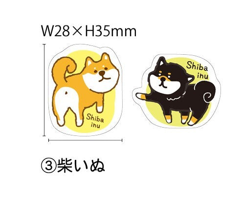 2-Way Clear Clip Set Shiba Inu (Dog) - Scop