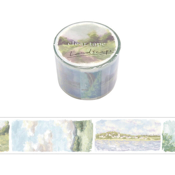 Washi Tape Landscape Sunlight 30mmx3m Clear Tape - Scop