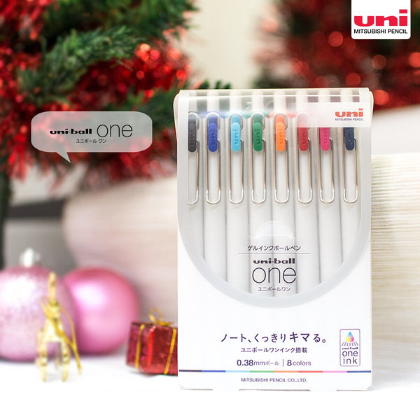 Uni-ball One Gel Pen 0.38mm 8 Color Set UMNS388C