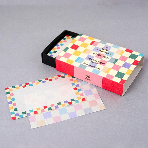 Japanese Paper Memo 100 Sheets 2-Design Memo Block - Scop