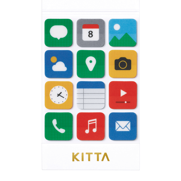 KITTA CLEAR Theme Icons Washi Tape Washi Sticker