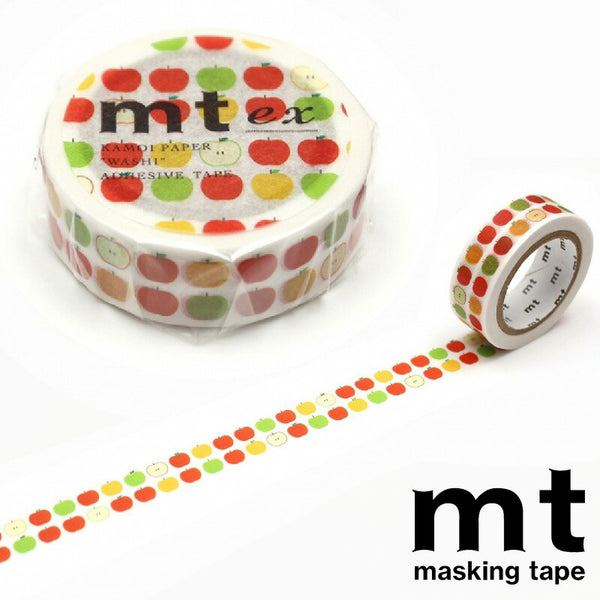 mt ex Apple Pattern Masking Tape Washi Tape 15mmx7m