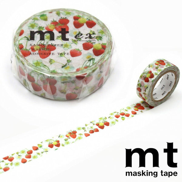 mt ex Erdbeer Masking Tape Washi Tape 15mm x 7m